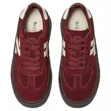 百思图 时尚复古 简约日常 低帮 板鞋 女款