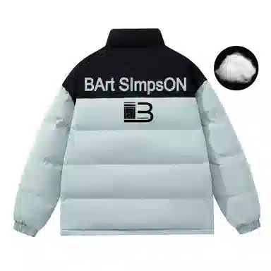 The Simpsons Retro Letter Colorblock Jacket