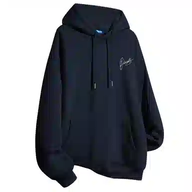 海底小纵队 美式高街重磅国潮简约字母复古基础款休闲时尚百搭学院风宽松卫衣 男女同款