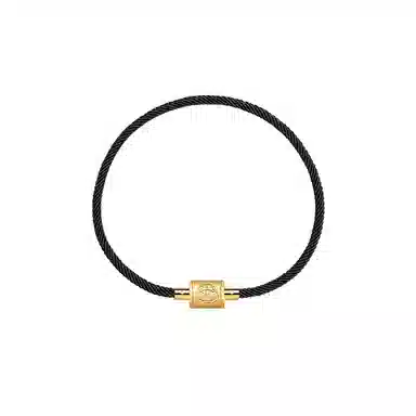 灰鱼 新中式国潮十二生肖原创设计素款小众属蛇年本命年红绳转运珠手工编织简约叠戴九紫离火手绳太岁年好运 合金 手链 男女同款情侣款