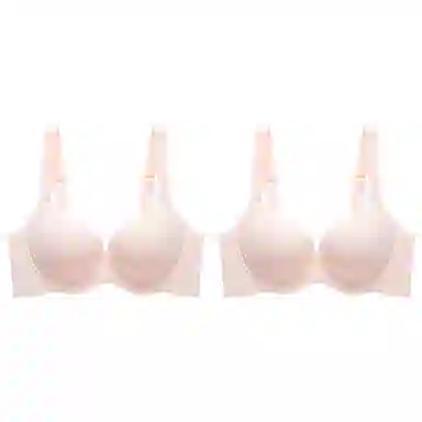 莫代尔 调整型大胸显小聚拢收副乳防下垂提拉无痕透气文胸 女款