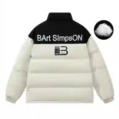 The Simpsons Retro Letter Colorblock Jacket