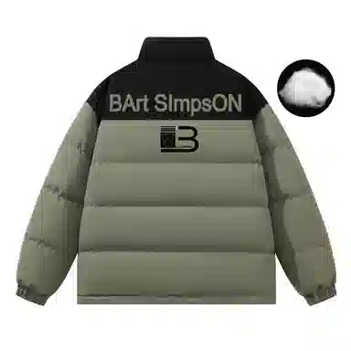 The Simpsons Retro Letter Colorblock Jacket