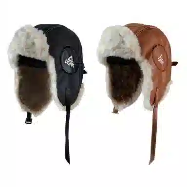 匹克 冬季加绒加厚防风保暖护耳防冻防寒骑行机车 聚酯纤维 雷锋帽 男女同款情侣款