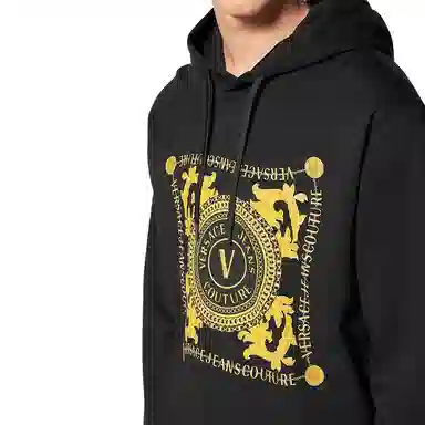 Versace Jeans FW23 Hoodie Black