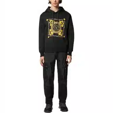 Versace Jeans FW23 Hoodie Black