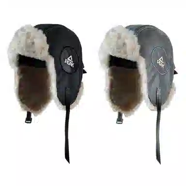 匹克 冬季加绒加厚防风保暖护耳防冻防寒骑行机车 聚酯纤维 雷锋帽 男女同款情侣款