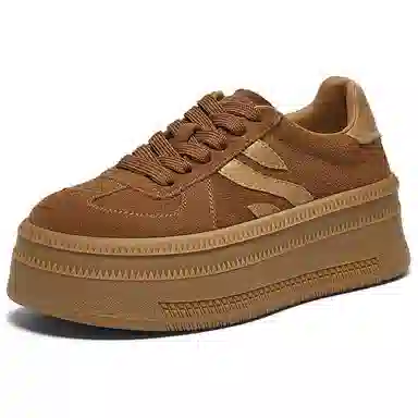 百思图 时尚复古 简约日常 低帮 板鞋 女款