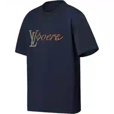 Louis Vuitton FW24 Logo T-Shirt Navy