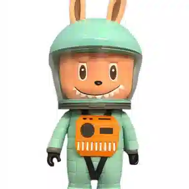 POP MART LABUBU Astronaut Mint Green 15cm