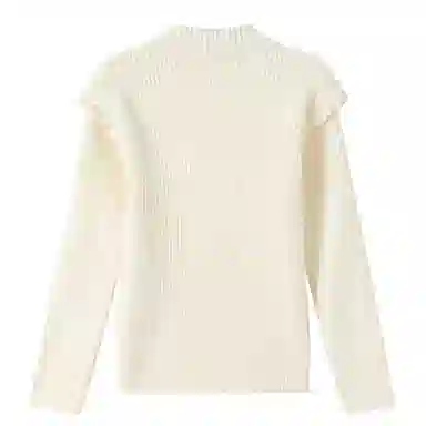 青蛙王子 纯色简约套头舒适长袖毛衣 儿童款