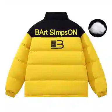 The Simpsons Retro Letter Colorblock Jacket