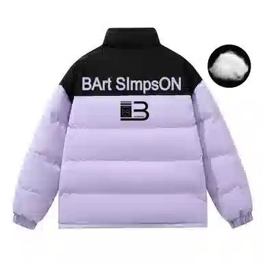 The Simpsons Retro Letter Colorblock Jacket