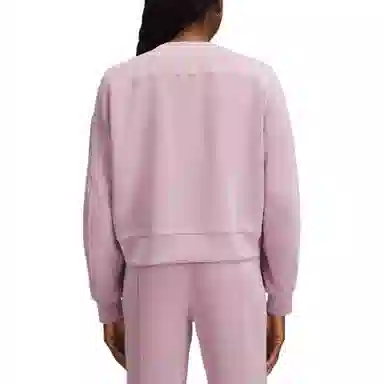 lululemon Softstreme Perfectly Oversized Cropped Crew Espresso