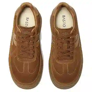 百思图 时尚复古 简约日常 低帮 板鞋 女款