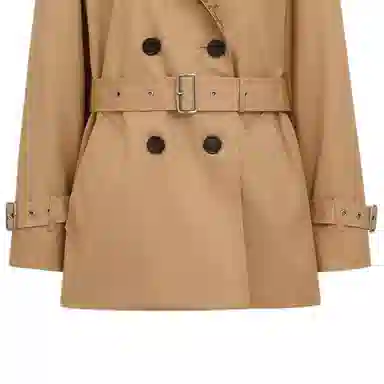 COACH Signature Lapel Short Trench