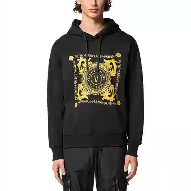 Versace Jeans FW23 Hoodie Black