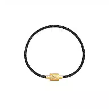 灰鱼 新中式国潮十二生肖原创设计素款小众属蛇年本命年红绳转运珠手工编织简约叠戴九紫离火手绳太岁年好运 合金 手链 男女同款情侣款