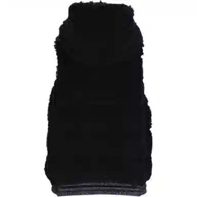 Moncler Logo Mid-Length Hooded Vest Black