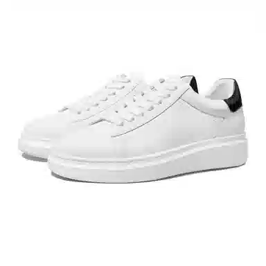 Thom Wills White Platform Sneakers