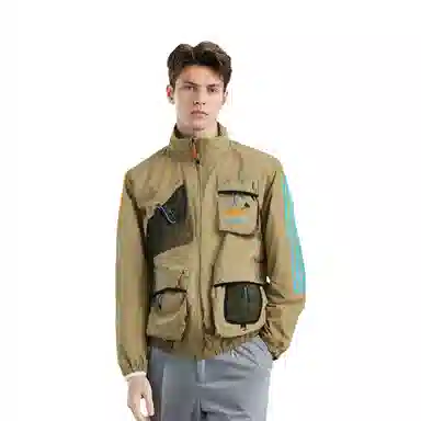 adidas Originals x PALACE Logo Stripe Jacket Brown