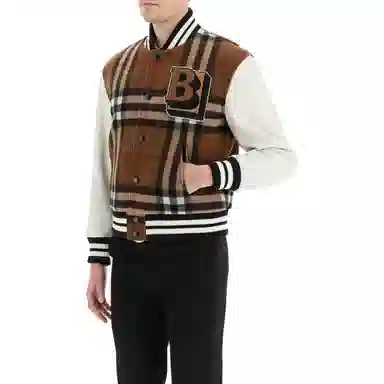 Burberry SS22 Logo Check Jacket Brown