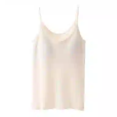 内在密码 羊绒带胸垫纯色内搭保暖上装 女款