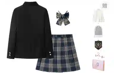 东鲸岁时记 舒适时尚格子通勤百搭制服 女款