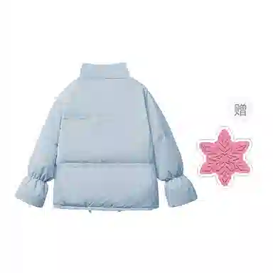 棉购 面包服立领纯色拉链棉服 女款