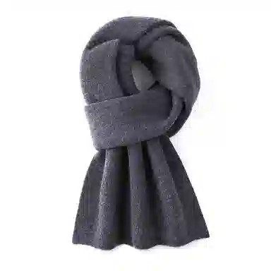 高档 玖纪 秋冬新款保暖 羊绒 羊毛 绒线围巾 男款 黑色/酒红色/米色/浅灰色/深灰色