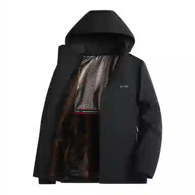 金盾 加绒加厚休闲时尚外套棉服 男款