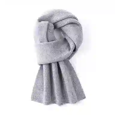 高档 玖纪 秋冬新款保暖 羊绒 羊毛 绒线围巾 男款 黑色/酒红色/米色/浅灰色/深灰色