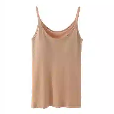 内在密码 羊绒带胸垫纯色内搭保暖上装 女款