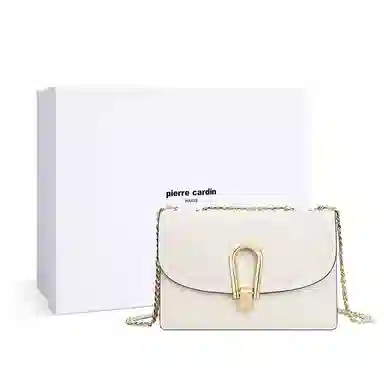 Pierre Cardin Chain Bag White