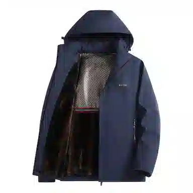 金盾 加绒加厚休闲时尚外套棉服 男款