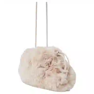 COS Drawstring Clutch Light Pink