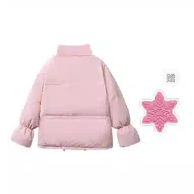 棉购 面包服立领纯色拉链棉服 女款