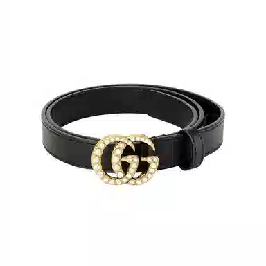 Gucci Double G Belt Black 2cm