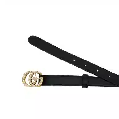 Gucci Double G Belt Black 2cm