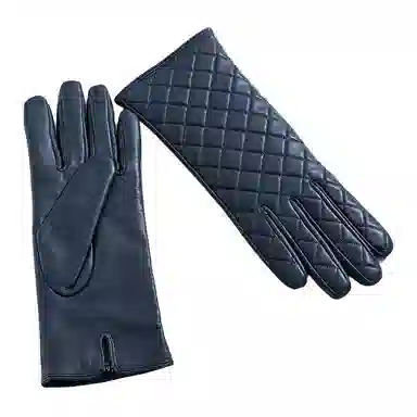 山一丸 纯色冬季保暖商务骑行 头层羊皮 手套 女款