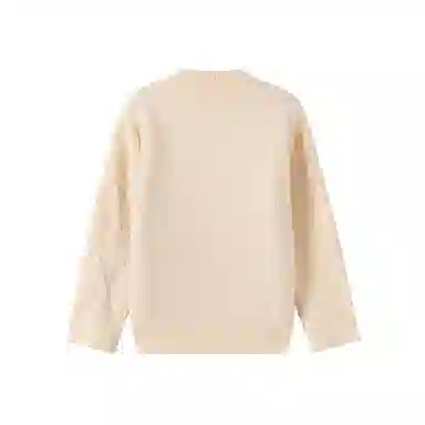 青蛙王子 时尚洋气圆领纯色长袖毛衣 中小童