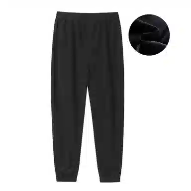 星际者 基础款宽松简约抽绳灯芯绒束脚时尚潮流针织运动裤 男女同款