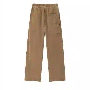 兔先森 美式复古重水洗做旧时尚潮牌直筒宽松休闲长裤牛仔裤 男女同款