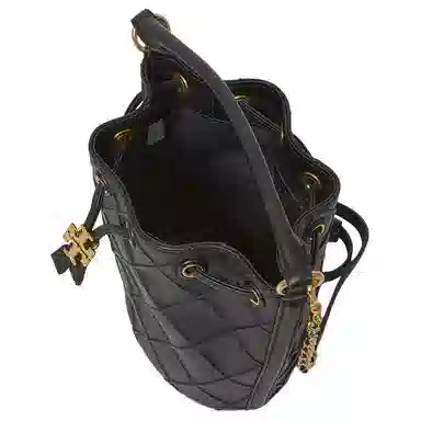 Tory Burch Fleming Bucket Bag Black