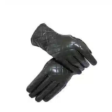 山一丸 纯色冬季保暖商务骑行 头层羊皮 手套 女款