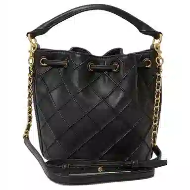 Tory Burch Fleming Bucket Bag Black