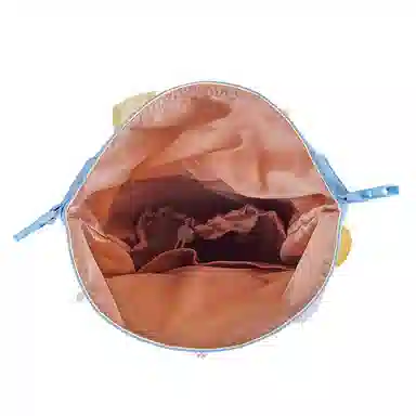 音魅 轻便简约 织物 双肩包 女款 粉色/白色