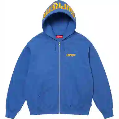 Supreme FW24 WEEK8 Mister Cartoon Zip Up Hooded Sweatshirt