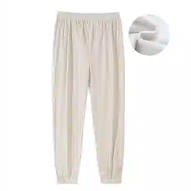 星际者 基础款宽松简约抽绳灯芯绒束脚时尚潮流针织运动裤 男女同款