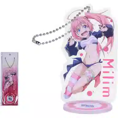 卡宝文创 关于我转生变成史莱姆这档事 快闪 台谷 利姆鲁米莉姆朱菜 吧唧立牌钥匙扣 徽章